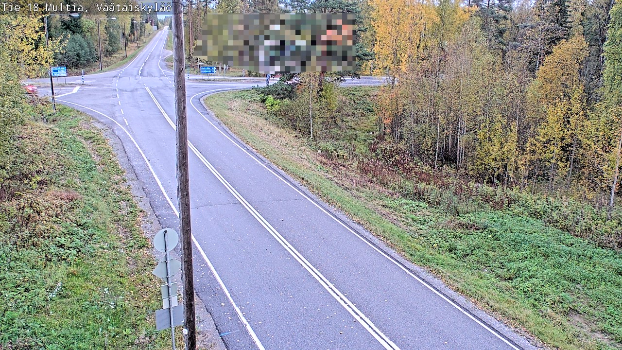 Weather Camera Image Road 18 Multia, Väätäiskylä, Multia, Keski-Suomi