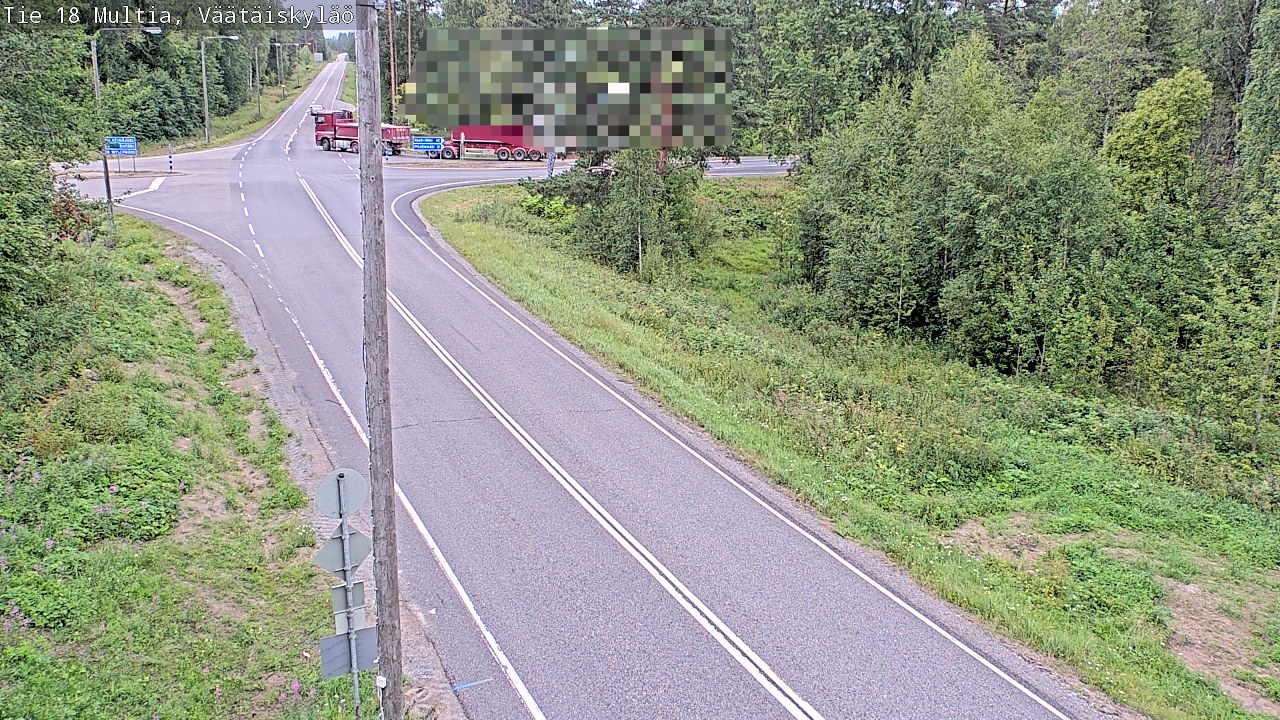 Weather Camera Image Road 18 Multia, Väätäiskylä, Multia, Keski-Suomi