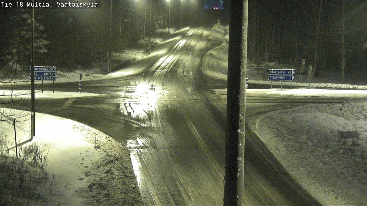 Weather Camera Image Väg 18 Multia, Väätäiskylä, Multia, Keski-Suomi