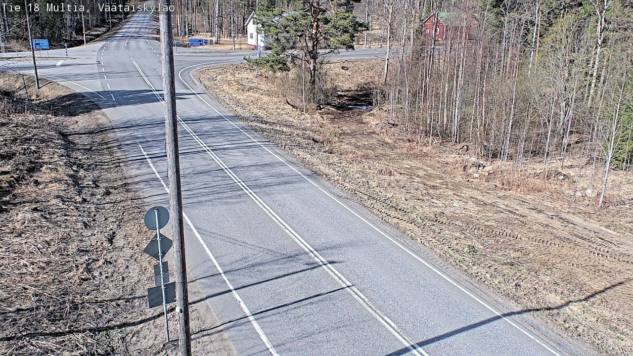 Weather Camera Image Väg 18 Multia, Väätäiskylä, Multia, Keski-Suomi