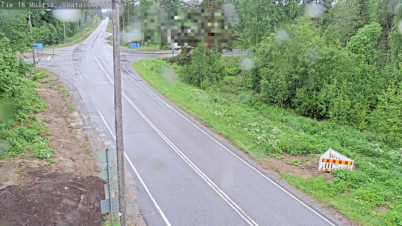 Weather Camera Image Road 18 Multia, Väätäiskylä, Multia, Keski-Suomi