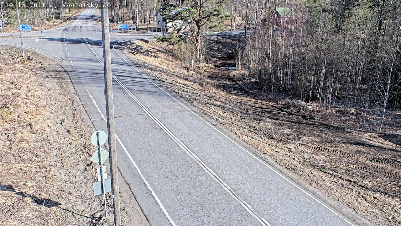 Weather Camera Image Väg 18 Multia, Väätäiskylä, Multia, Keski-Suomi
