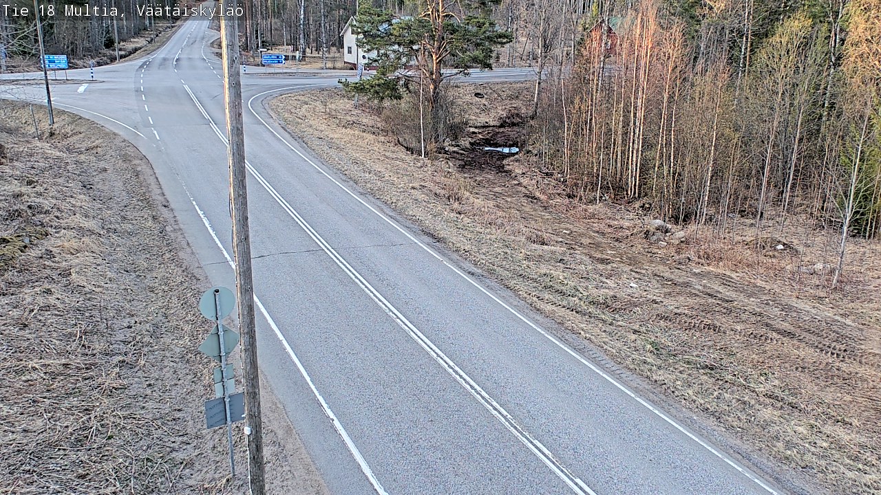 Weather Camera Image Väg 18 Multia, Väätäiskylä, Multia, Keski-Suomi