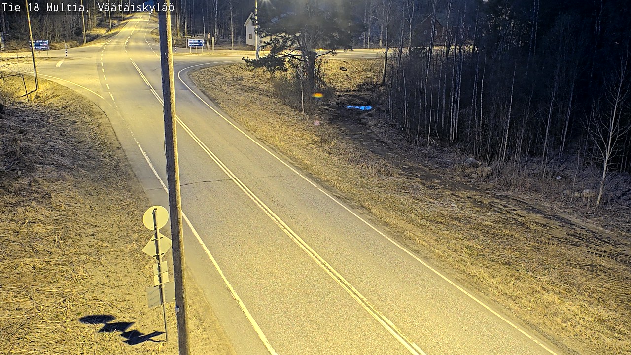 Weather Camera Image Väg 18 Multia, Väätäiskylä, Multia, Keski-Suomi
