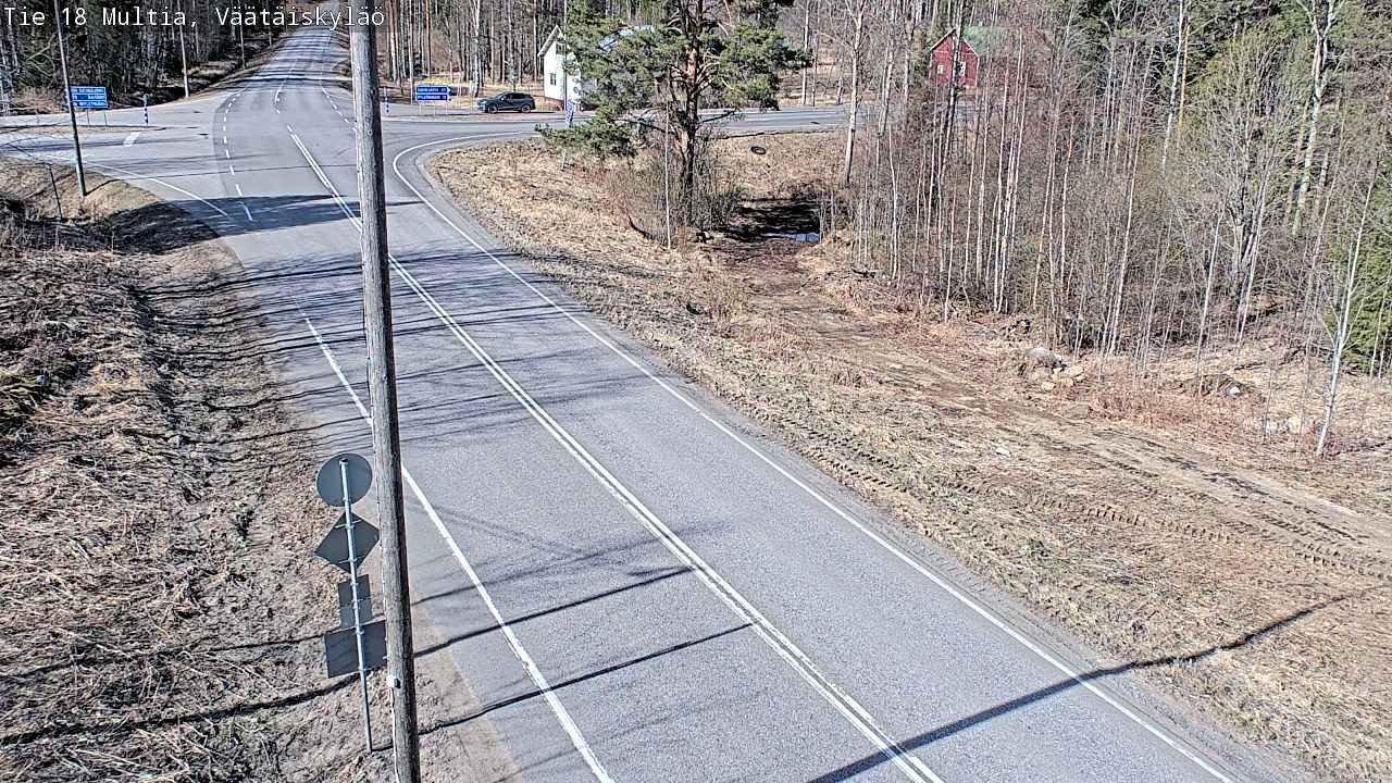 Weather Camera Image Väg 18 Multia, Väätäiskylä, Multia, Keski-Suomi
