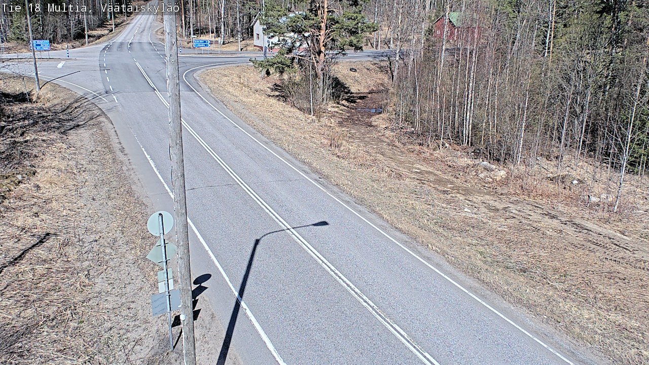Weather Camera Image Väg 18 Multia, Väätäiskylä, Multia, Keski-Suomi