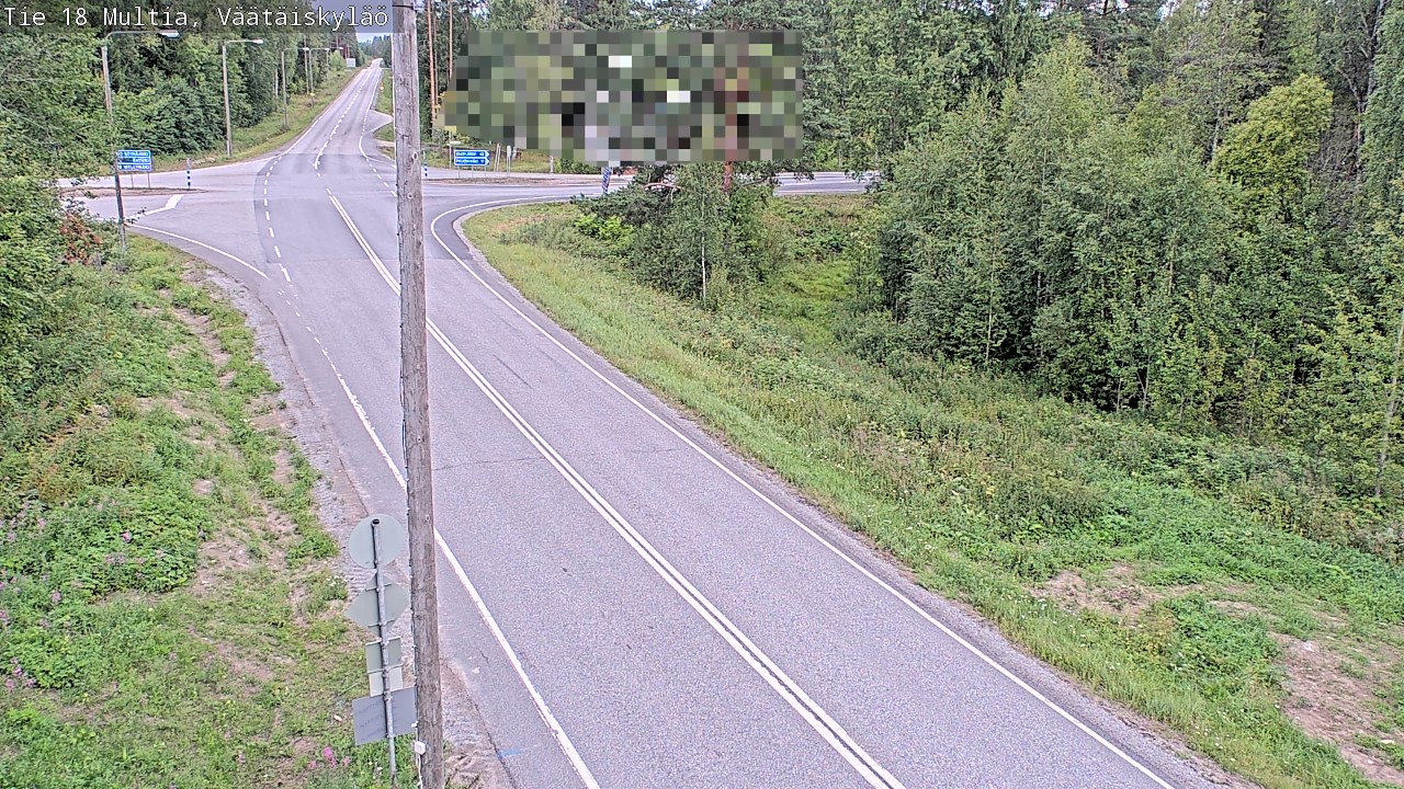 Weather Camera Image Road 18 Multia, Väätäiskylä, Multia, Keski-Suomi