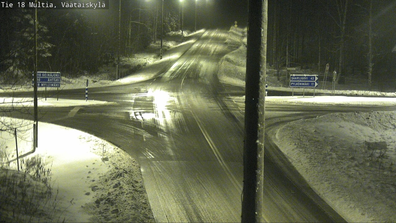 Weather Camera Image Väg 18 Multia, Väätäiskylä, Multia, Keski-Suomi