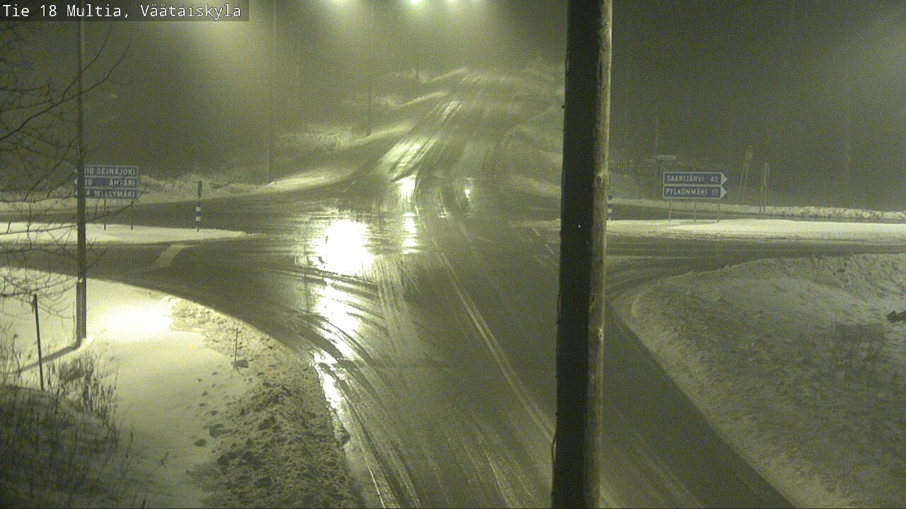 Weather Camera Image Väg 18 Multia, Väätäiskylä, Multia, Keski-Suomi