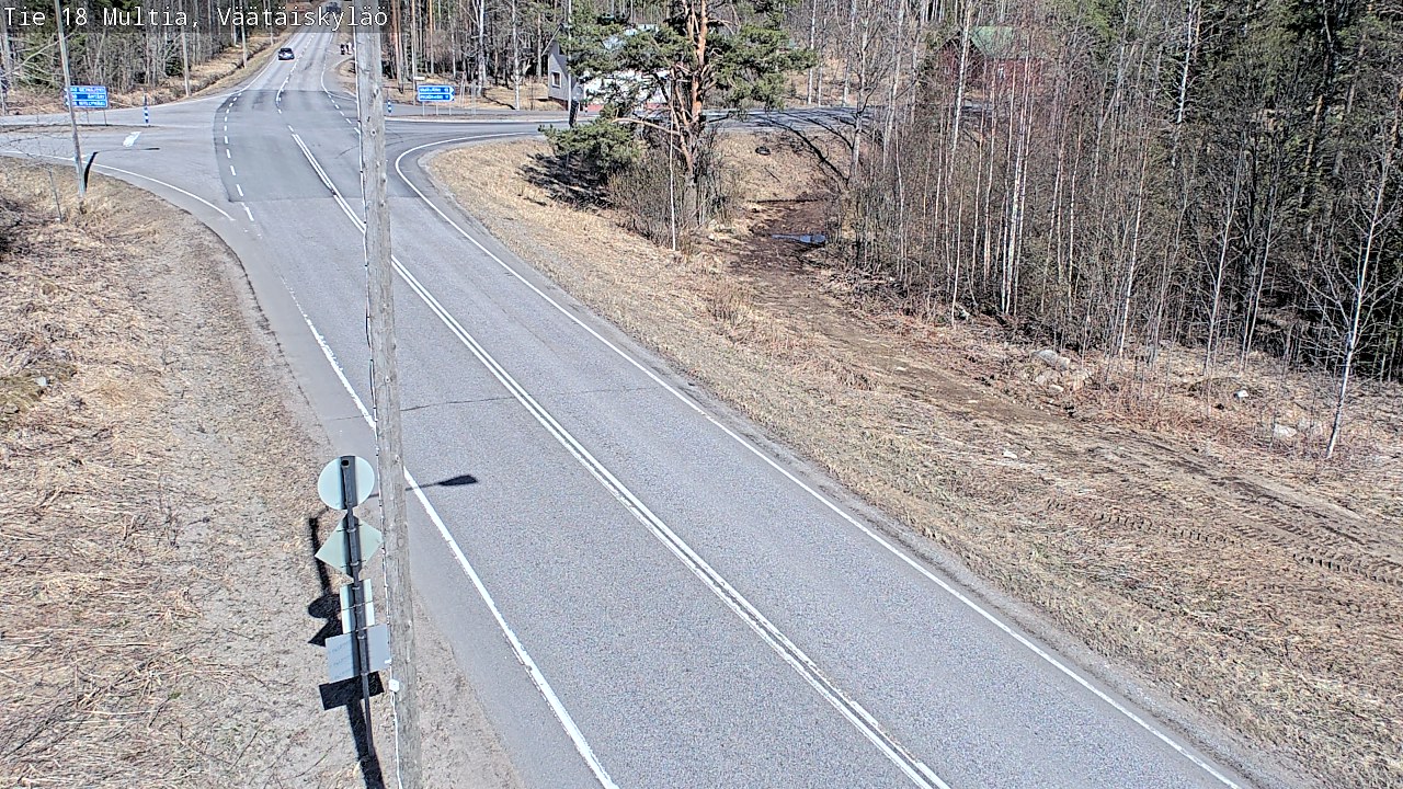 Weather Camera Image Väg 18 Multia, Väätäiskylä, Multia, Keski-Suomi