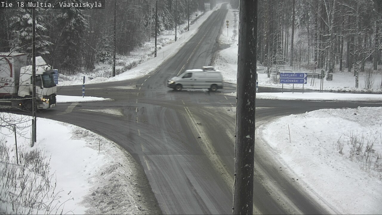 Weather Camera Image Väg 18 Multia, Väätäiskylä, Multia, Keski-Suomi