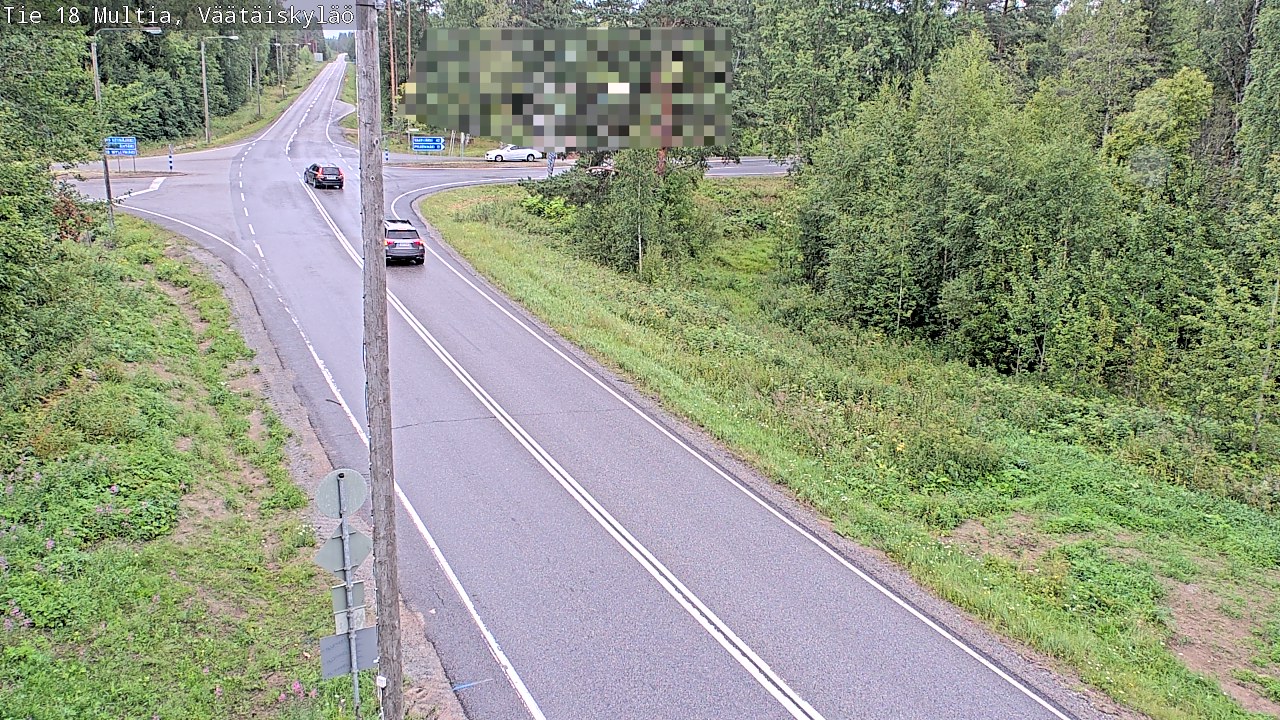Weather Camera Image Road 18 Multia, Väätäiskylä, Multia, Keski-Suomi