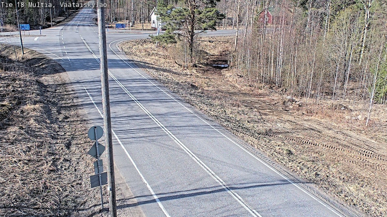 Weather Camera Image Väg 18 Multia, Väätäiskylä, Multia, Keski-Suomi