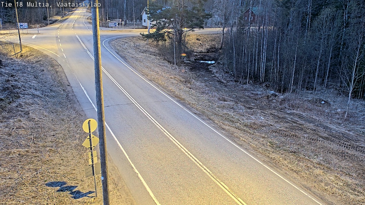 Weather Camera Image Väg 18 Multia, Väätäiskylä, Multia, Keski-Suomi