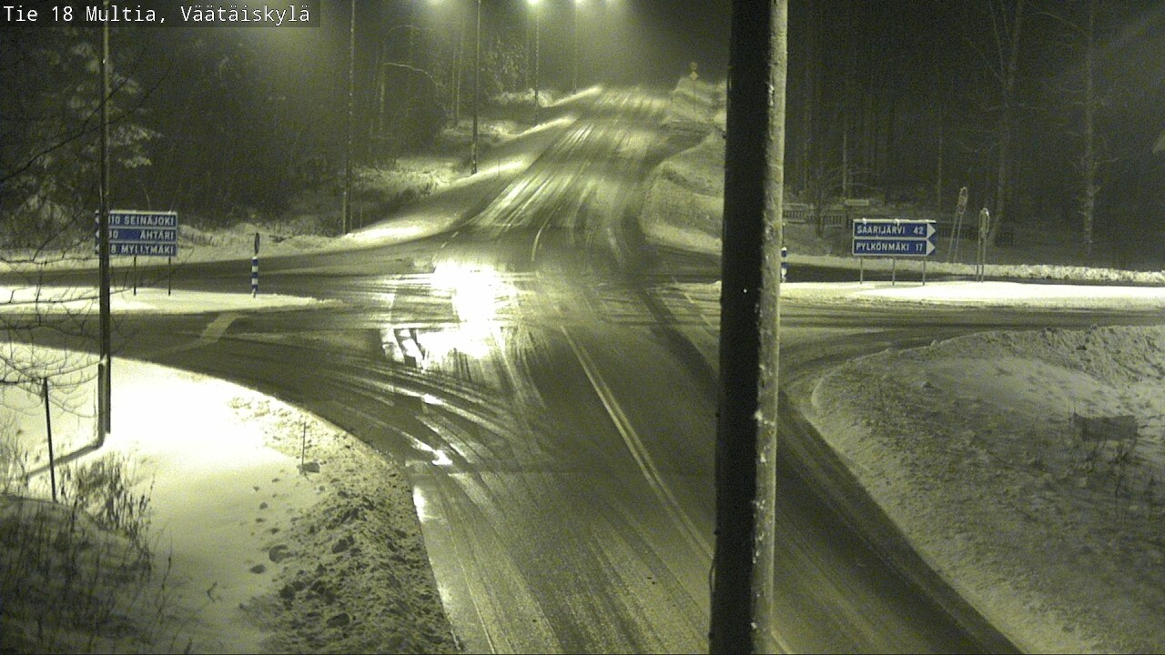 Weather Camera Image Väg 18 Multia, Väätäiskylä, Multia, Keski-Suomi