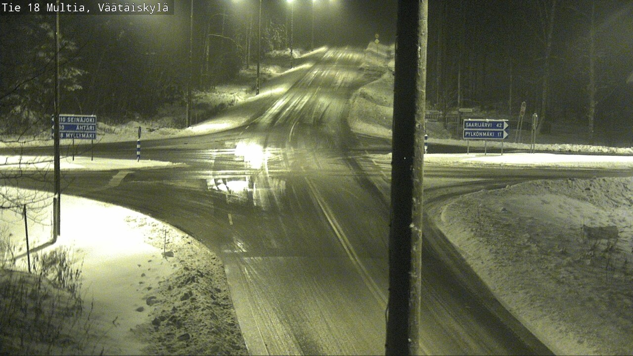 Weather Camera Image Väg 18 Multia, Väätäiskylä, Multia, Keski-Suomi