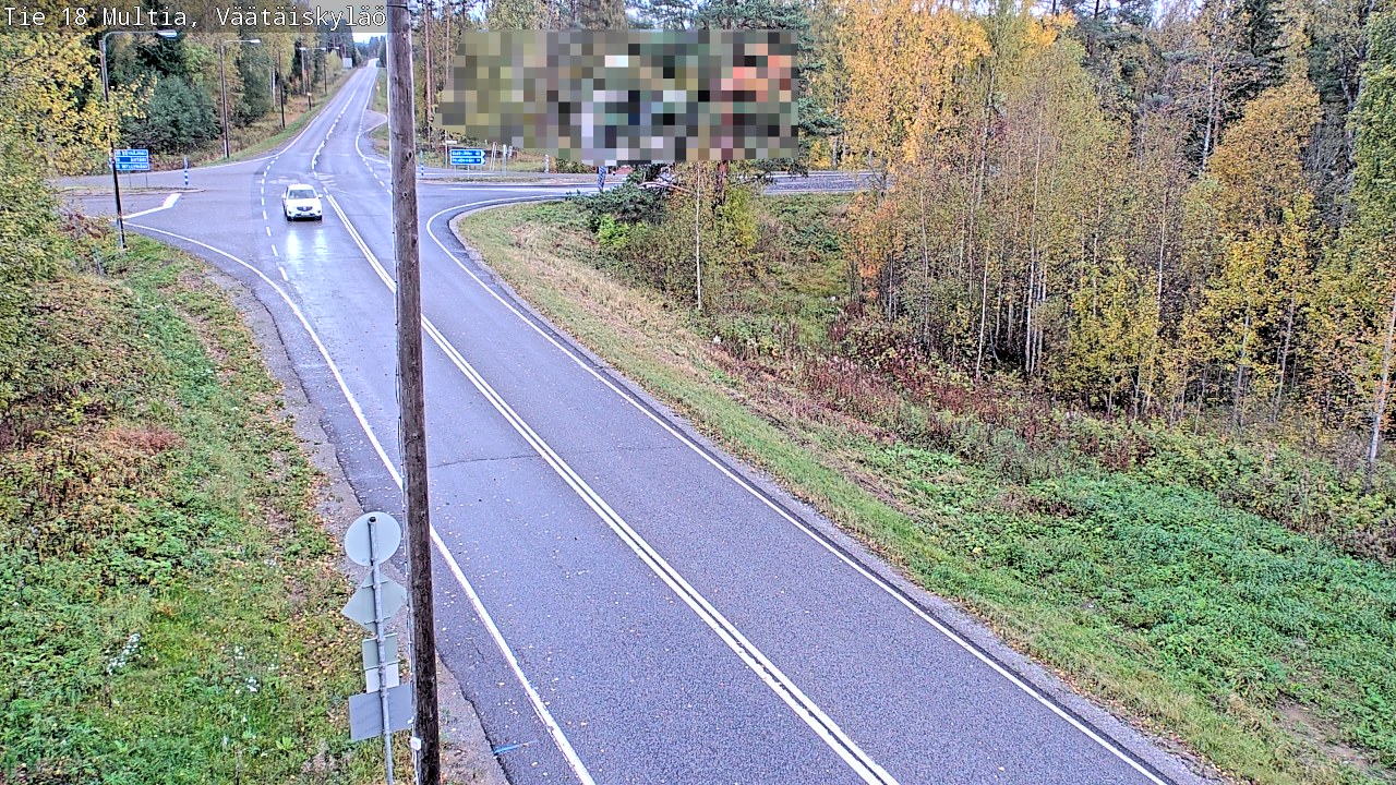Weather Camera Image Road 18 Multia, Väätäiskylä, Multia, Keski-Suomi