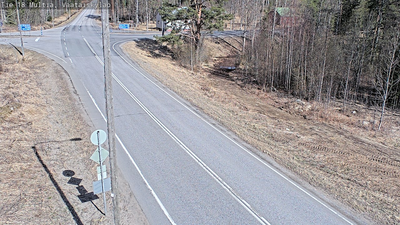 Weather Camera Image Väg 18 Multia, Väätäiskylä, Multia, Keski-Suomi