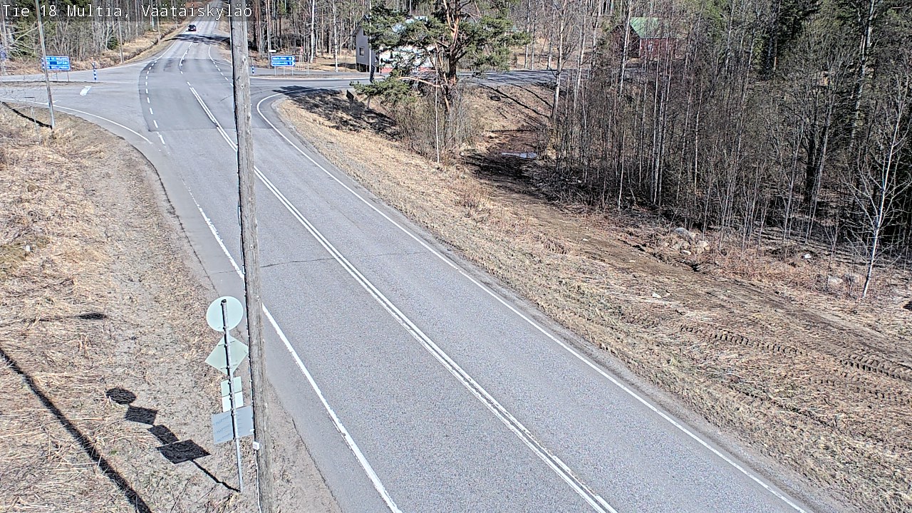 Weather Camera Image Väg 18 Multia, Väätäiskylä, Multia, Keski-Suomi
