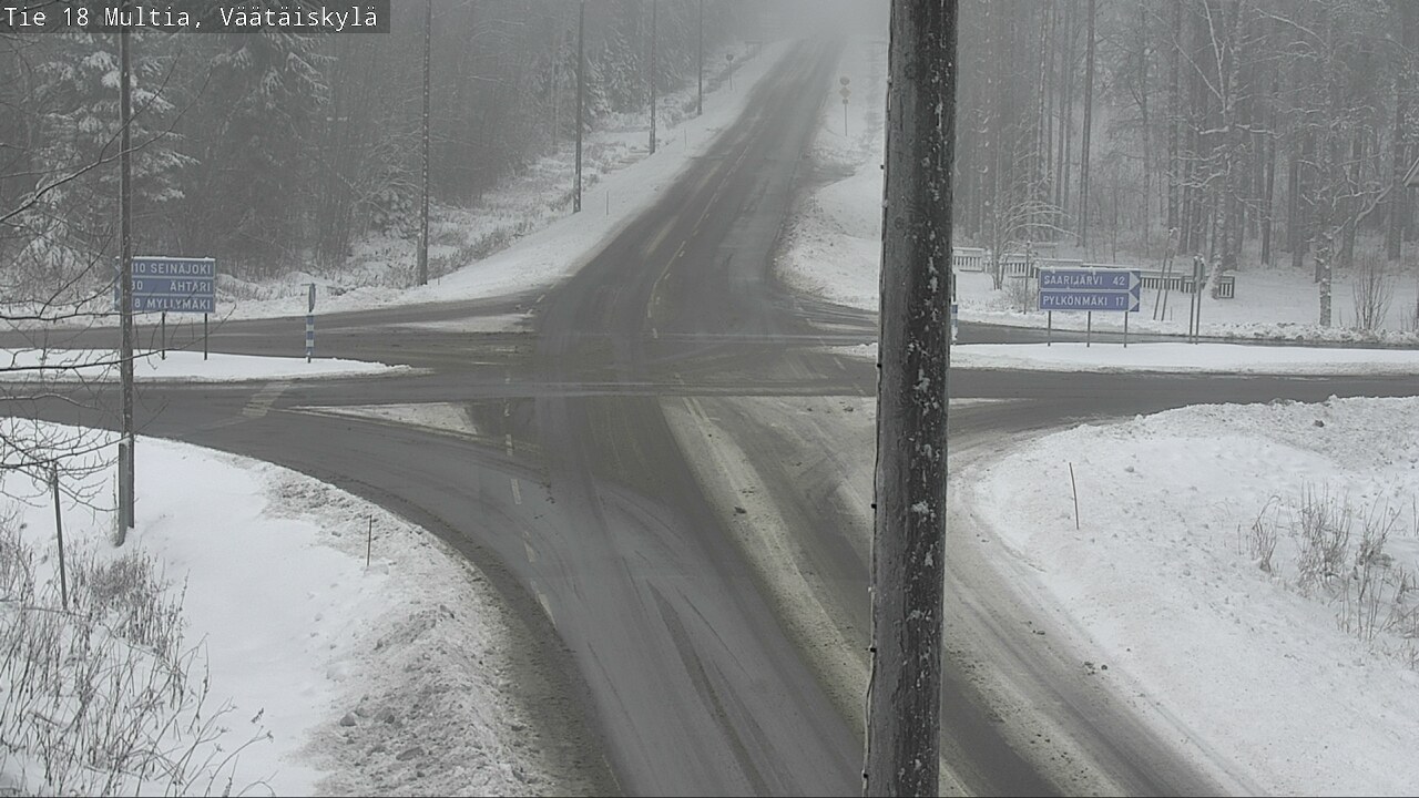 Weather Camera Image Väg 18 Multia, Väätäiskylä, Multia, Keski-Suomi