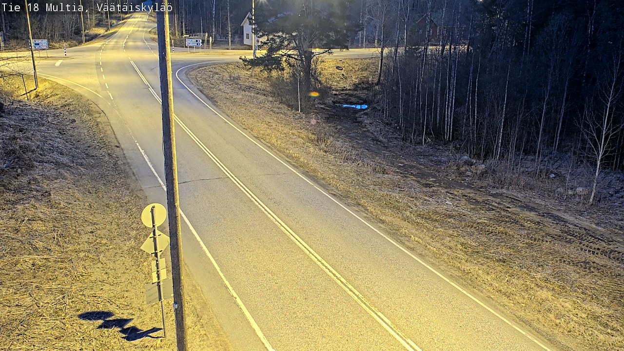 Weather Camera Image Väg 18 Multia, Väätäiskylä, Multia, Keski-Suomi