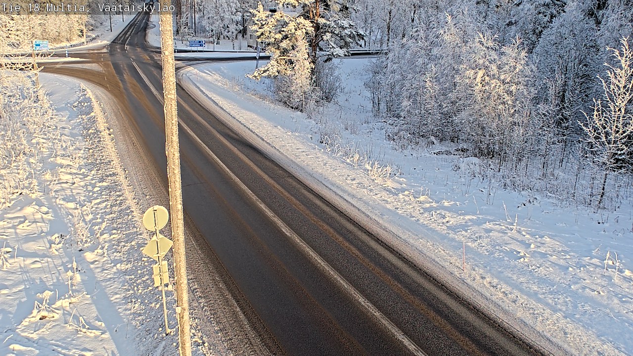 Weather Camera Image Road 18 Multia, Väätäiskylä, Multia, Keski-Suomi