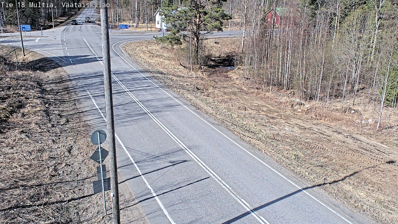 Weather Camera Image Väg 18 Multia, Väätäiskylä, Multia, Keski-Suomi