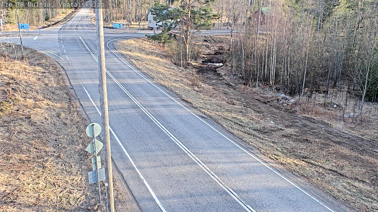 Weather Camera Image Väg 18 Multia, Väätäiskylä, Multia, Keski-Suomi