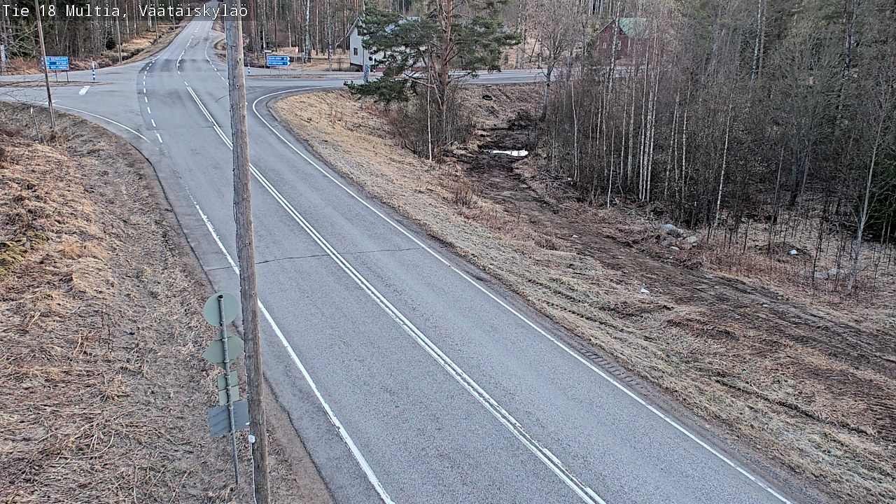 Weather Camera Image Väg 18 Multia, Väätäiskylä, Multia, Keski-Suomi
