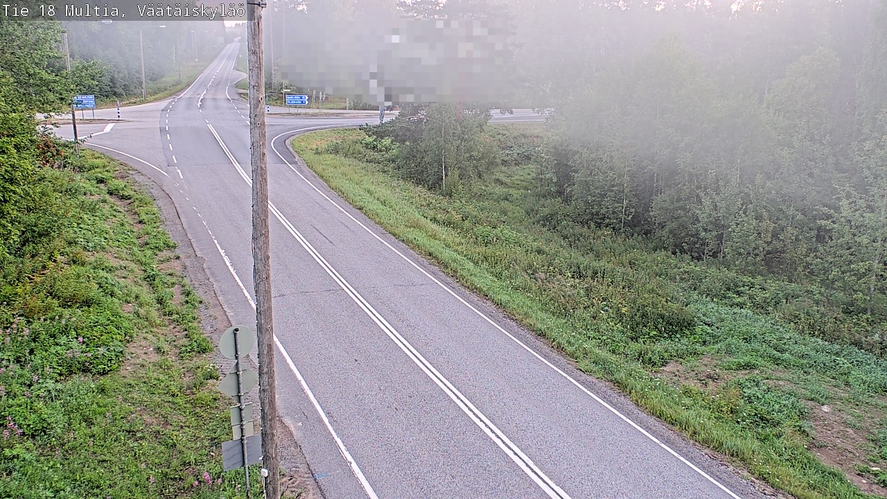 Weather Camera Image Väg 18 Multia, Väätäiskylä, Multia, Keski-Suomi