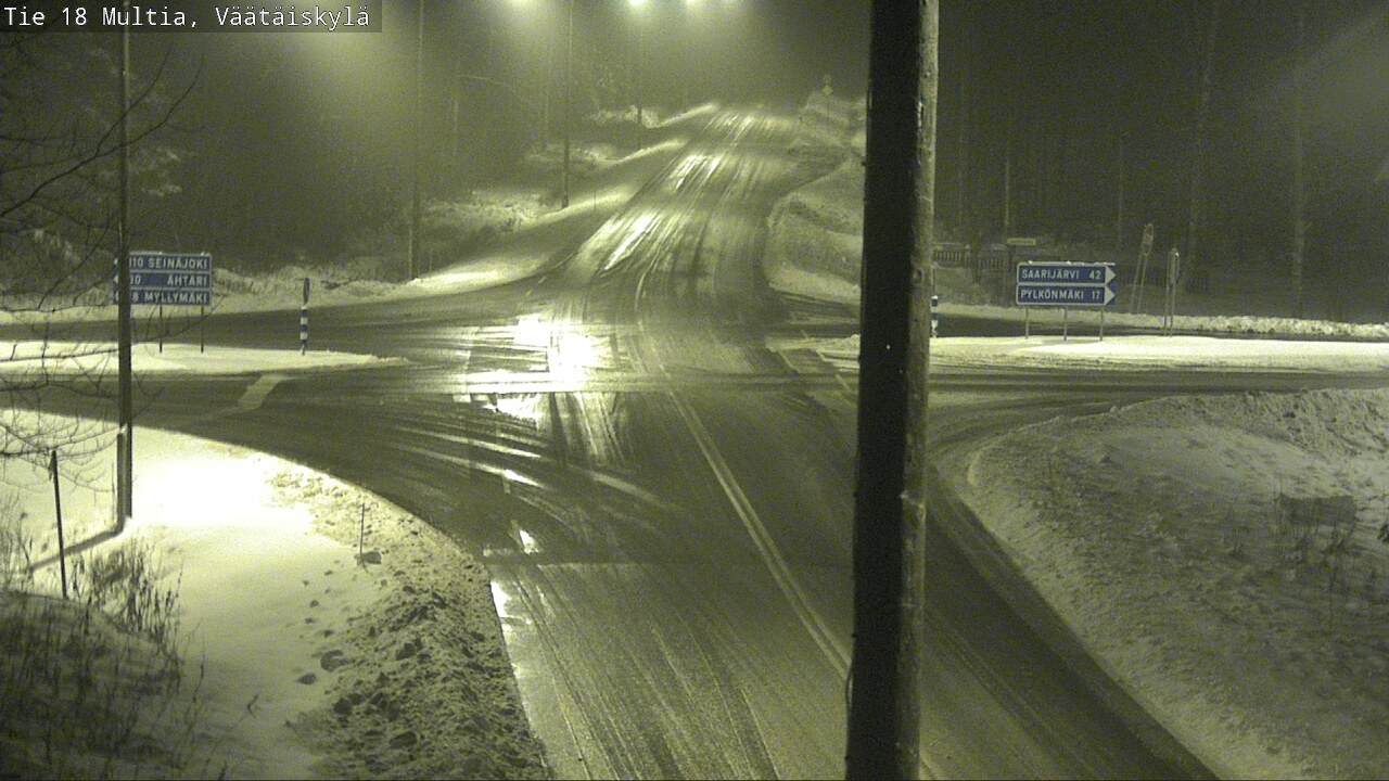 Weather Camera Image Väg 18 Multia, Väätäiskylä, Multia, Keski-Suomi