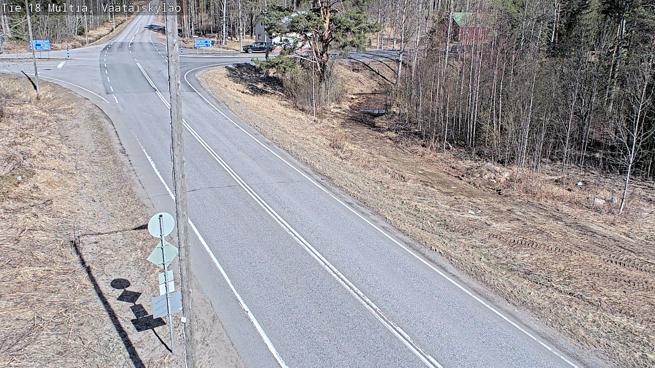 Weather Camera Image Väg 18 Multia, Väätäiskylä, Multia, Keski-Suomi