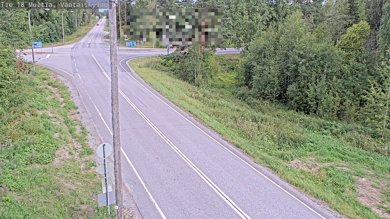 Weather Camera Image Väg 18 Multia, Väätäiskylä, Multia, Keski-Suomi