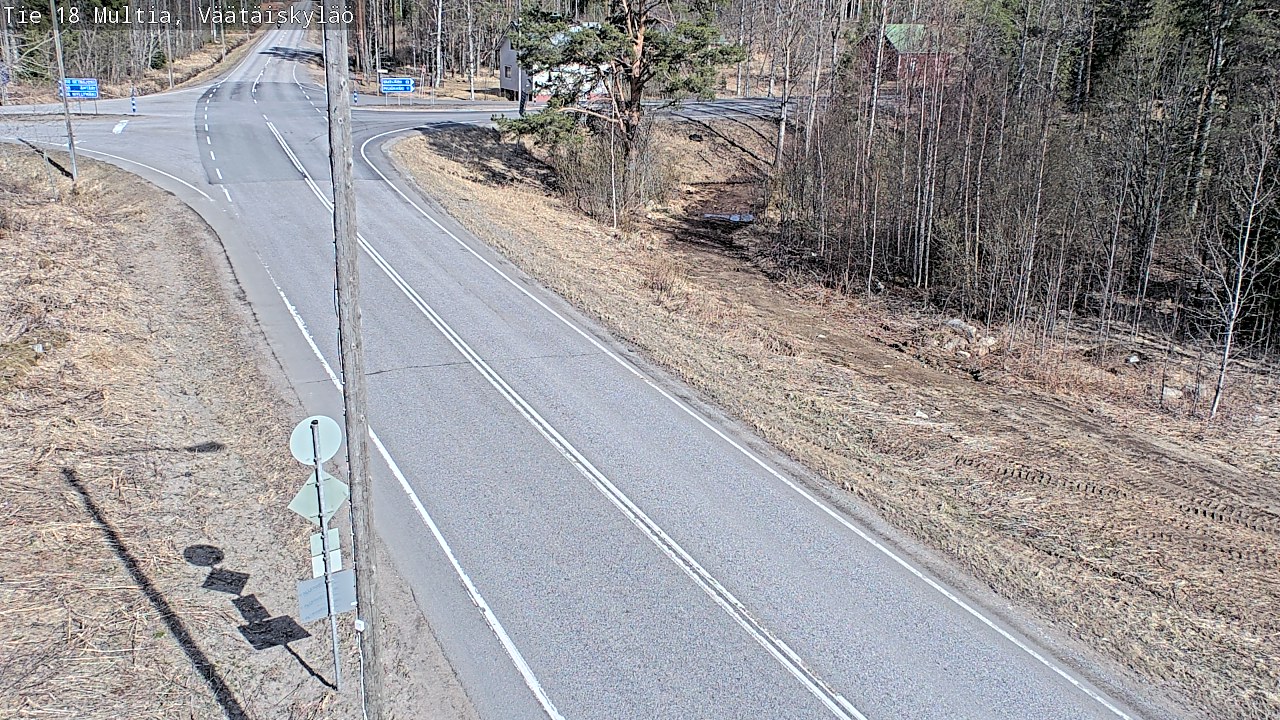 Weather Camera Image Väg 18 Multia, Väätäiskylä, Multia, Keski-Suomi