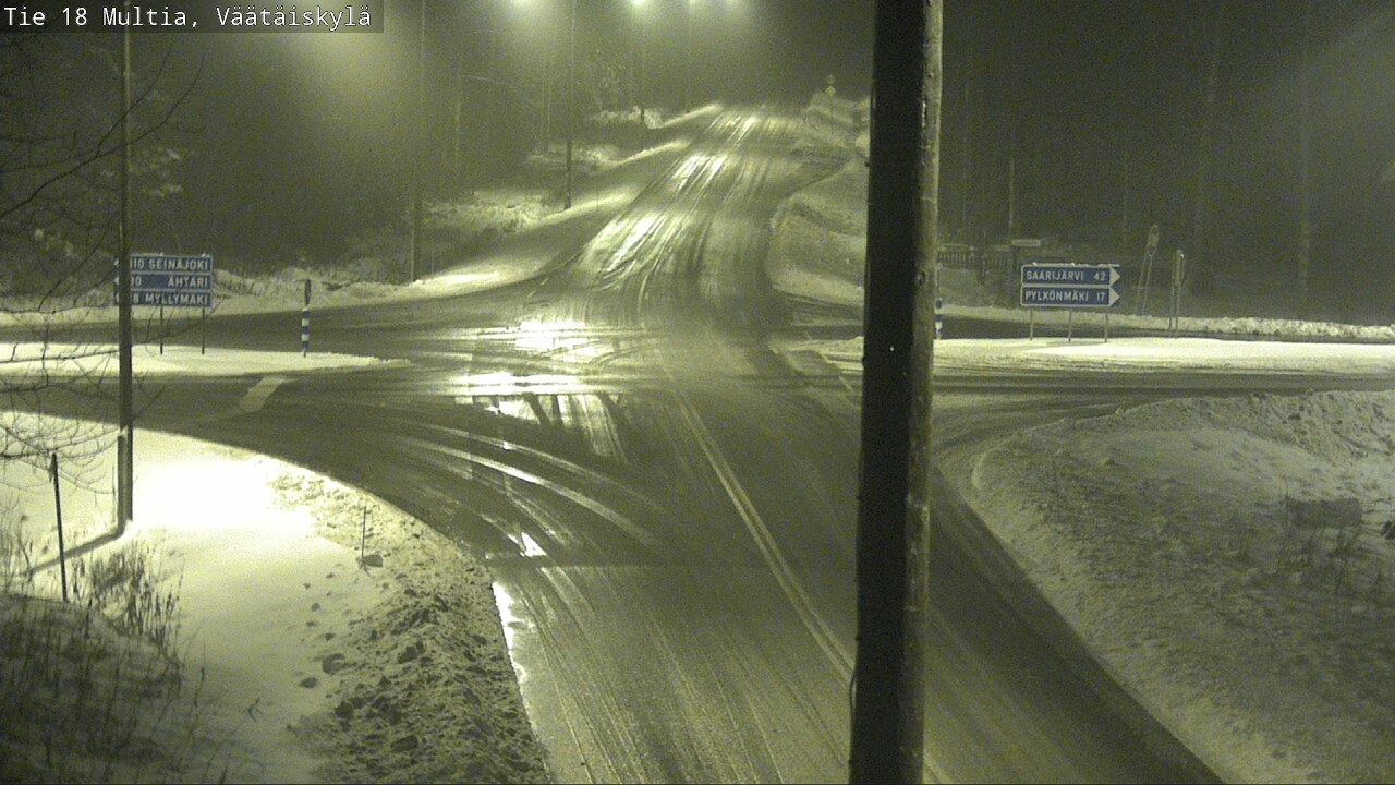Weather Camera Image Väg 18 Multia, Väätäiskylä, Multia, Keski-Suomi