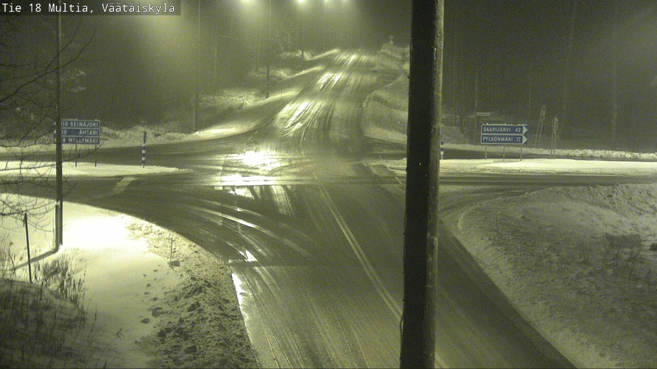Weather Camera Image Väg 18 Multia, Väätäiskylä, Multia, Keski-Suomi