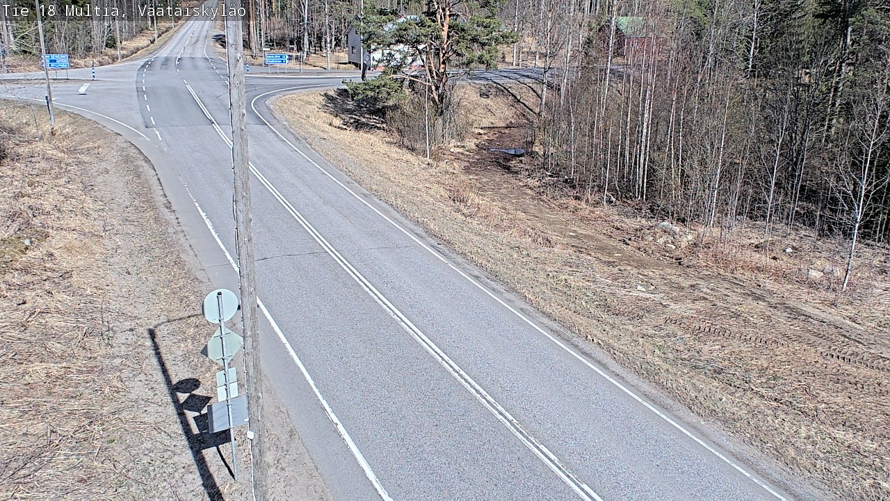 Weather Camera Image Väg 18 Multia, Väätäiskylä, Multia, Keski-Suomi