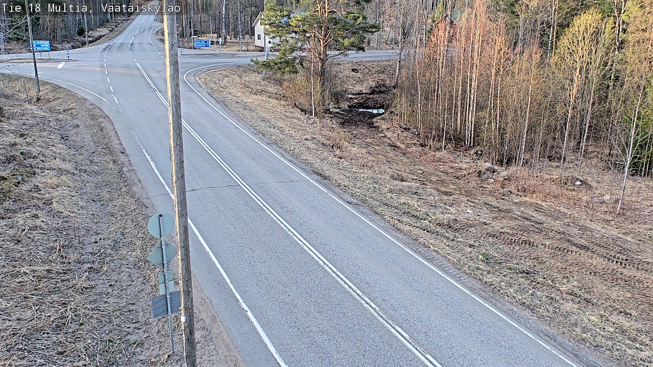 Weather Camera Image Väg 18 Multia, Väätäiskylä, Multia, Keski-Suomi