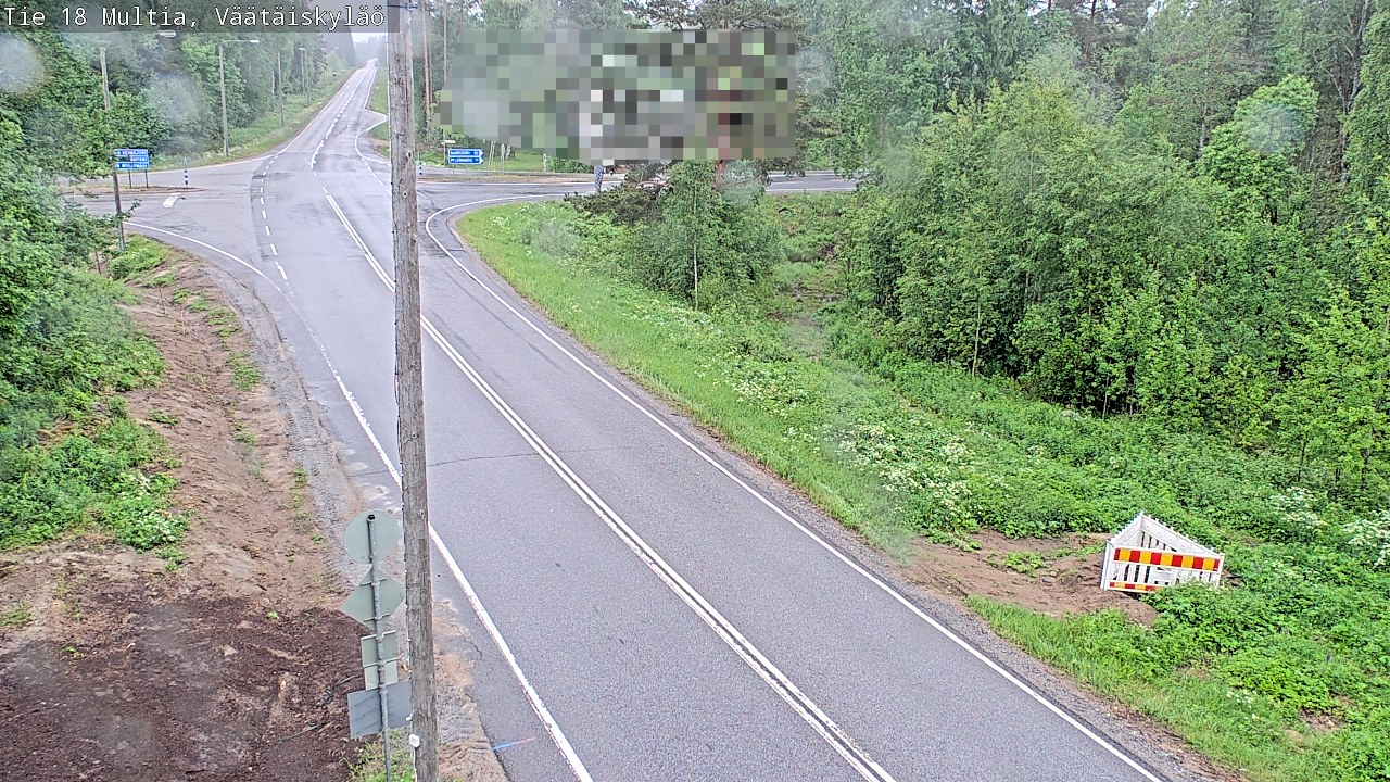 Weather Camera Image Road 18 Multia, Väätäiskylä, Multia, Keski-Suomi