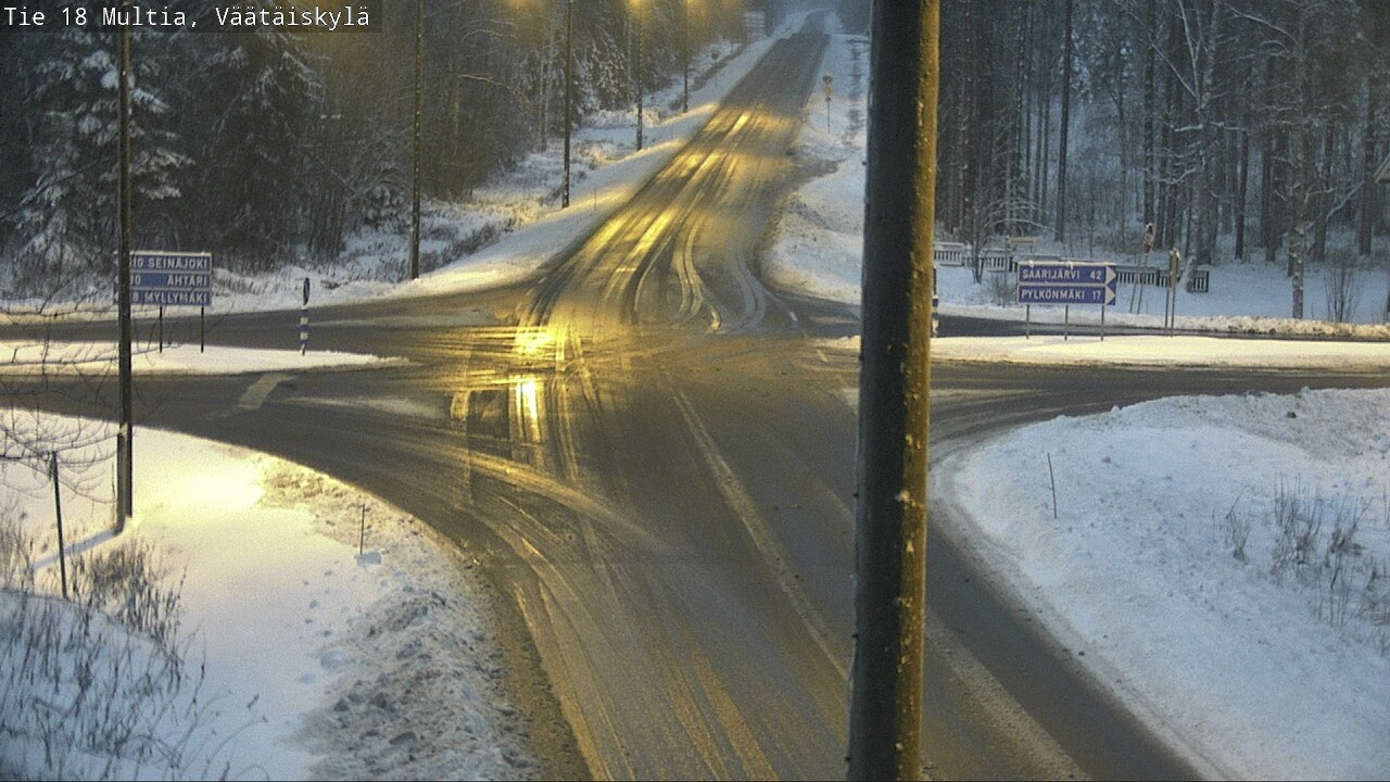 Weather Camera Image Väg 18 Multia, Väätäiskylä, Multia, Keski-Suomi