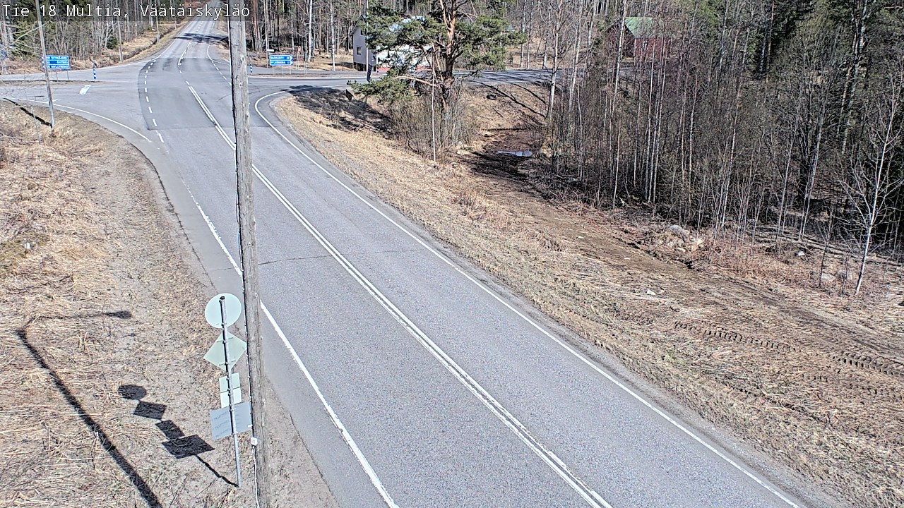 Weather Camera Image Väg 18 Multia, Väätäiskylä, Multia, Keski-Suomi