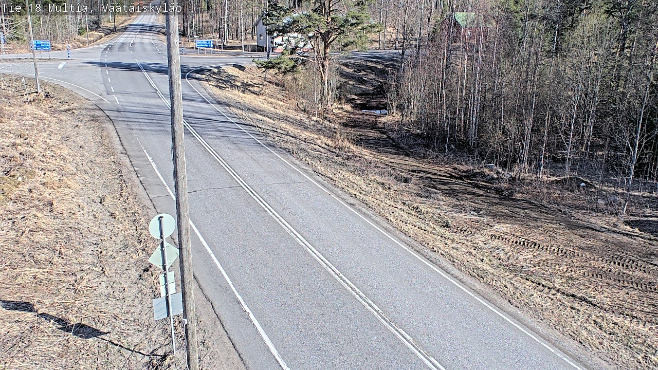 Weather Camera Image Väg 18 Multia, Väätäiskylä, Multia, Keski-Suomi