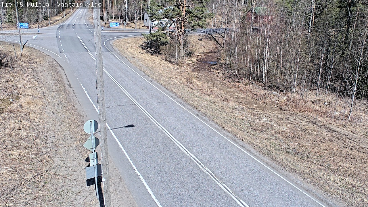 Weather Camera Image Väg 18 Multia, Väätäiskylä, Multia, Keski-Suomi