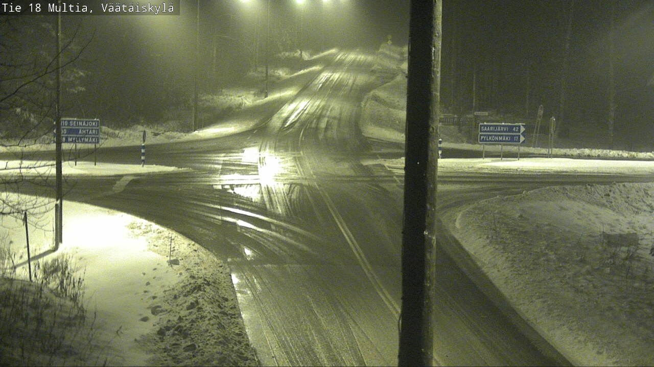 Weather Camera Image Väg 18 Multia, Väätäiskylä, Multia, Keski-Suomi