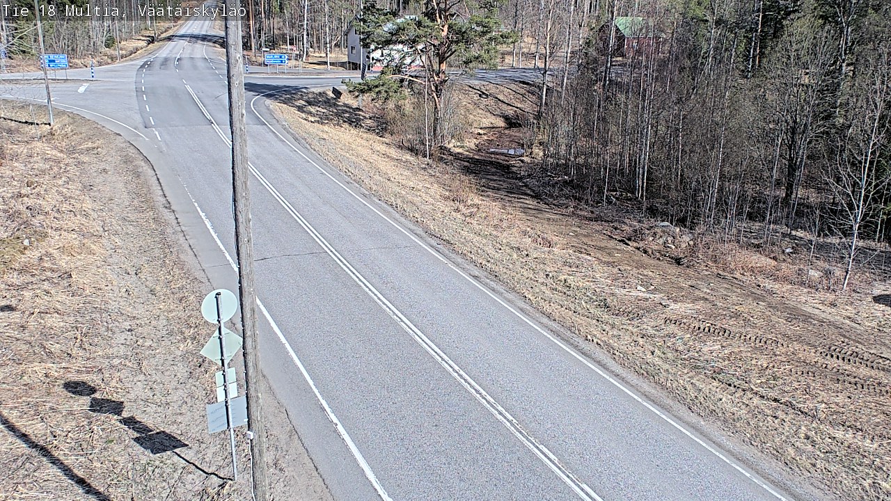 Weather Camera Image Väg 18 Multia, Väätäiskylä, Multia, Keski-Suomi