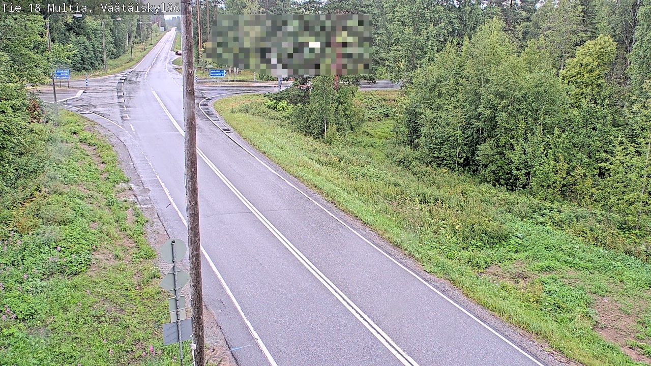 Weather Camera Image Road 18 Multia, Väätäiskylä, Multia, Keski-Suomi