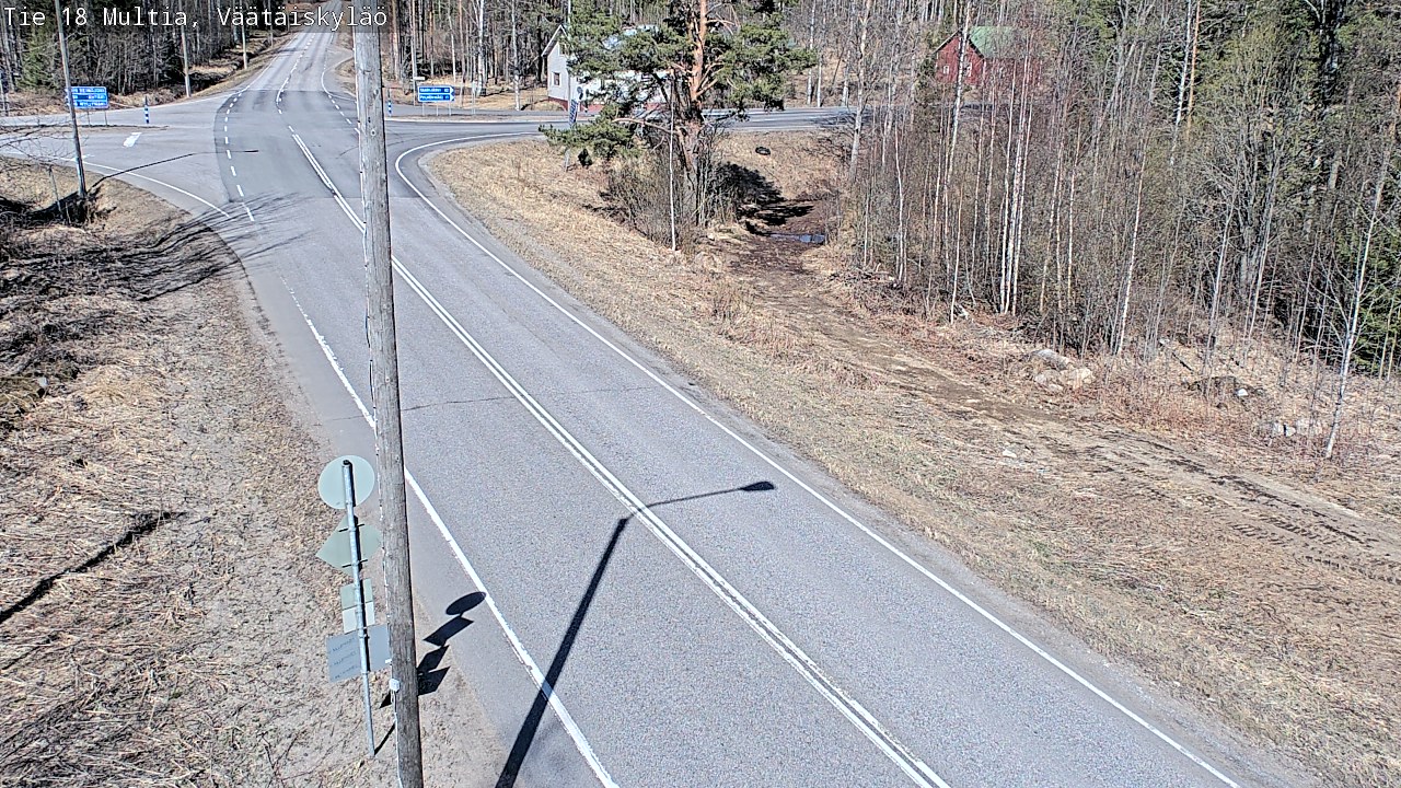 Weather Camera Image Väg 18 Multia, Väätäiskylä, Multia, Keski-Suomi