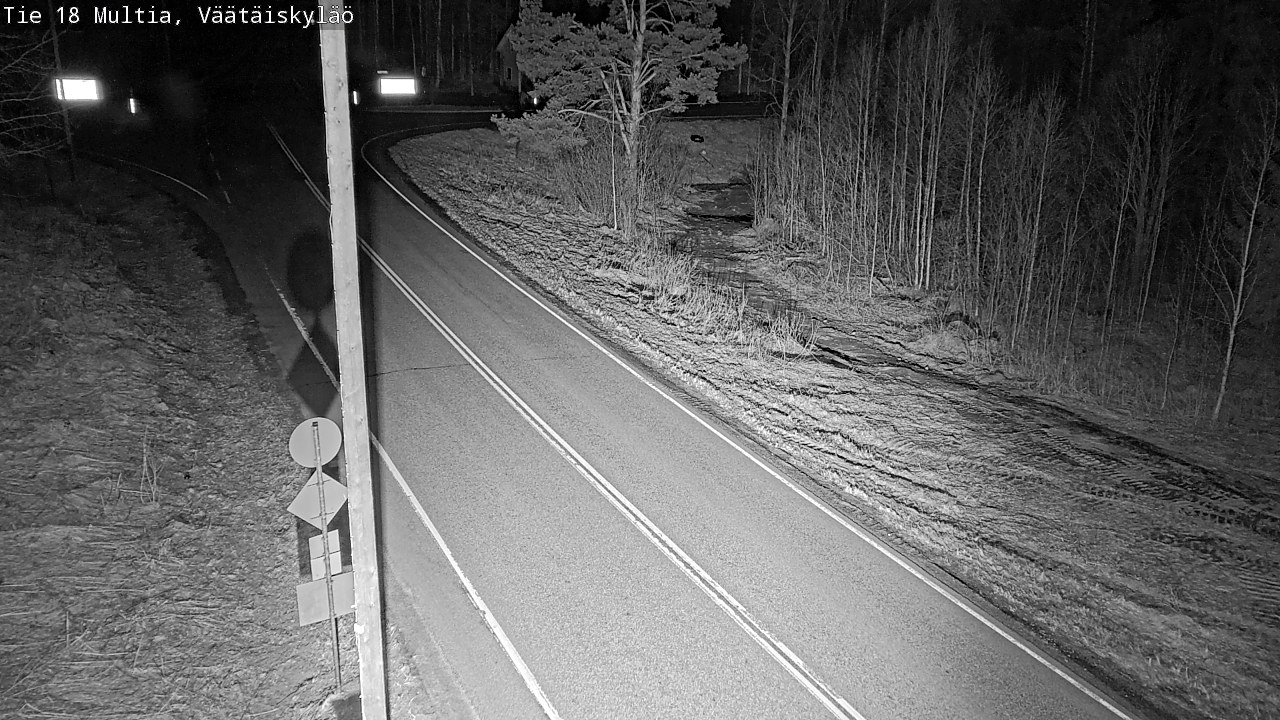 Weather Camera Image Road 18 Multia, Väätäiskylä, Multia, Keski-Suomi