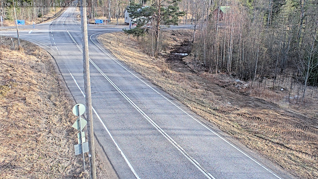 Weather Camera Image Väg 18 Multia, Väätäiskylä, Multia, Keski-Suomi