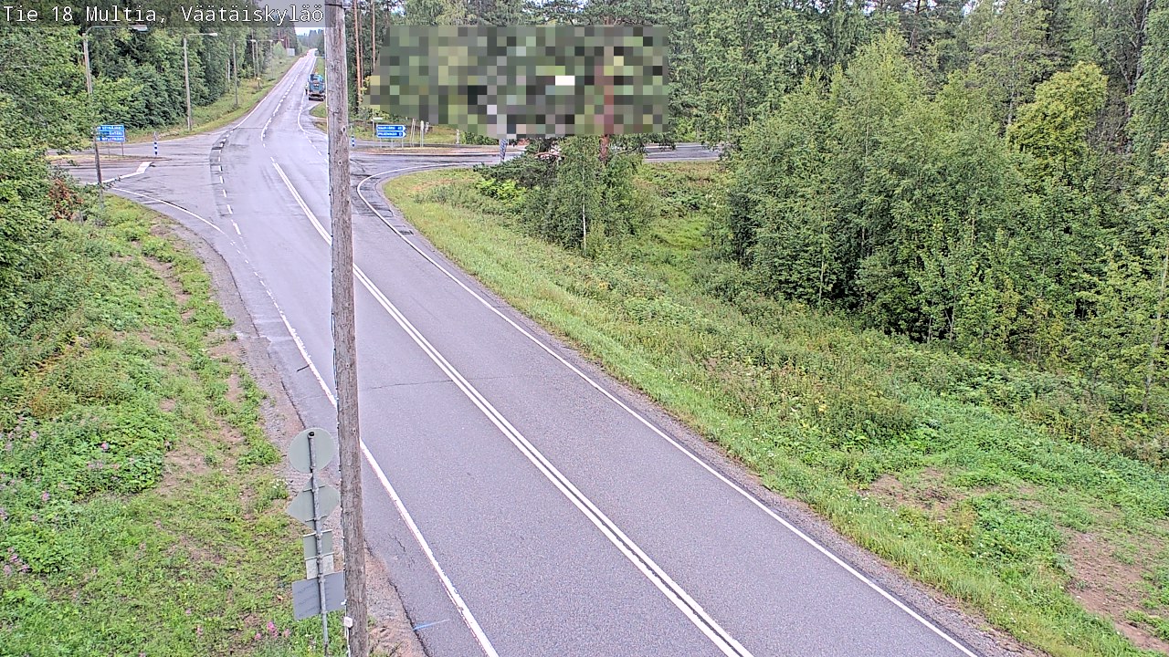 Weather Camera Image Road 18 Multia, Väätäiskylä, Multia, Keski-Suomi
